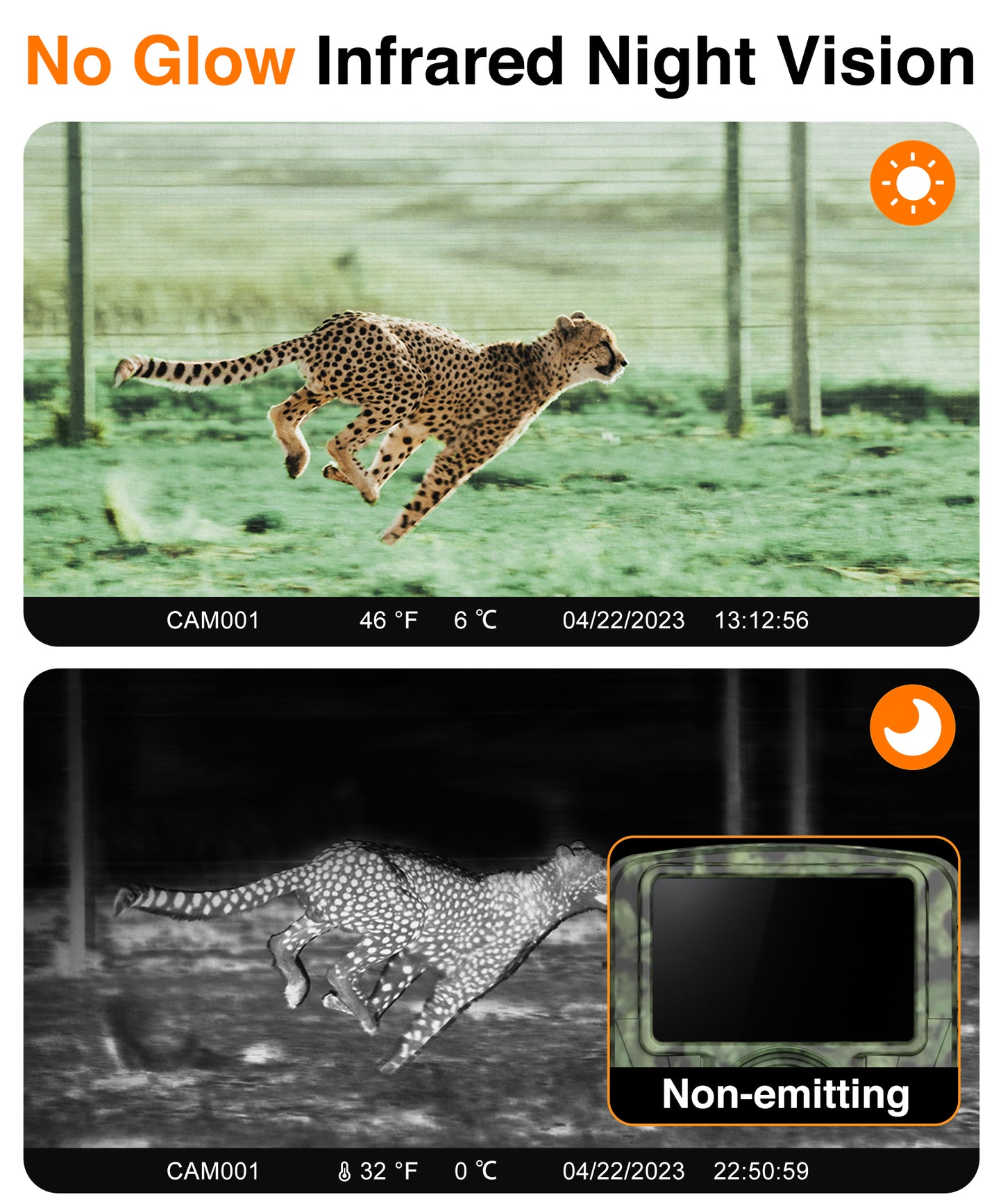 Trail Camera 4K 48MP WiFi Game Camera with Night Vision Motion Activated