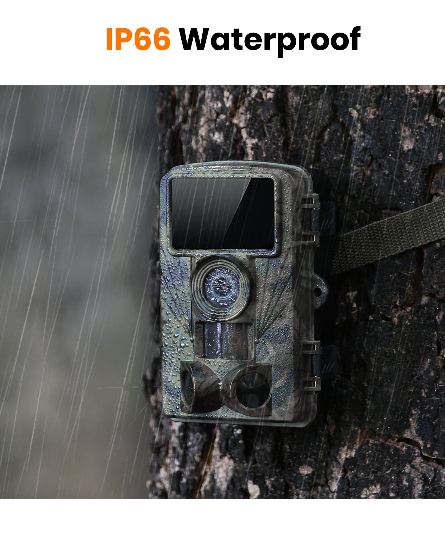 Dargahou Trail Camera - 4K 48MP Game Camera with Night Vision, 0.05s Trigger Motion Activated Hunting Camera, IP66 Waterproof, 130 Wide-Angle with 46pcs No Glow Infrared LEDs for Outdoor Wildlife